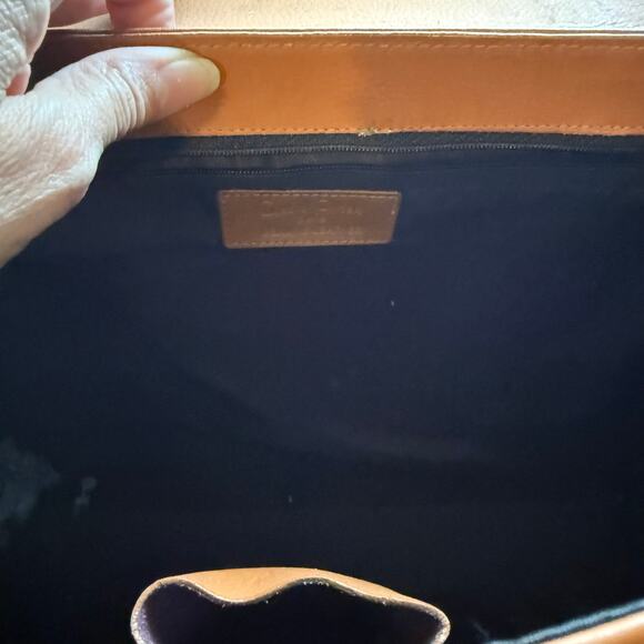 Cleo & Patek Paris Camel Leather Vintage Briefcase - Picture 5 of 10